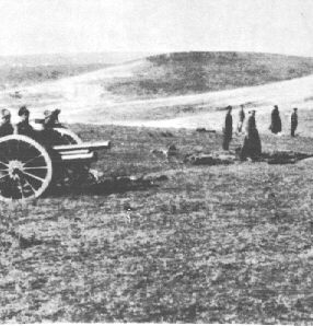 AEF artillery piece in Russia, 1919 (from Perry Moore's Military History Site.