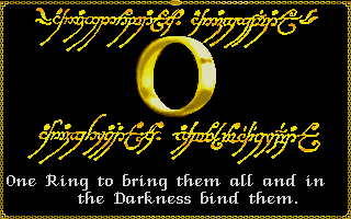 One Ring to Rule them All. One Ring to Find them...
